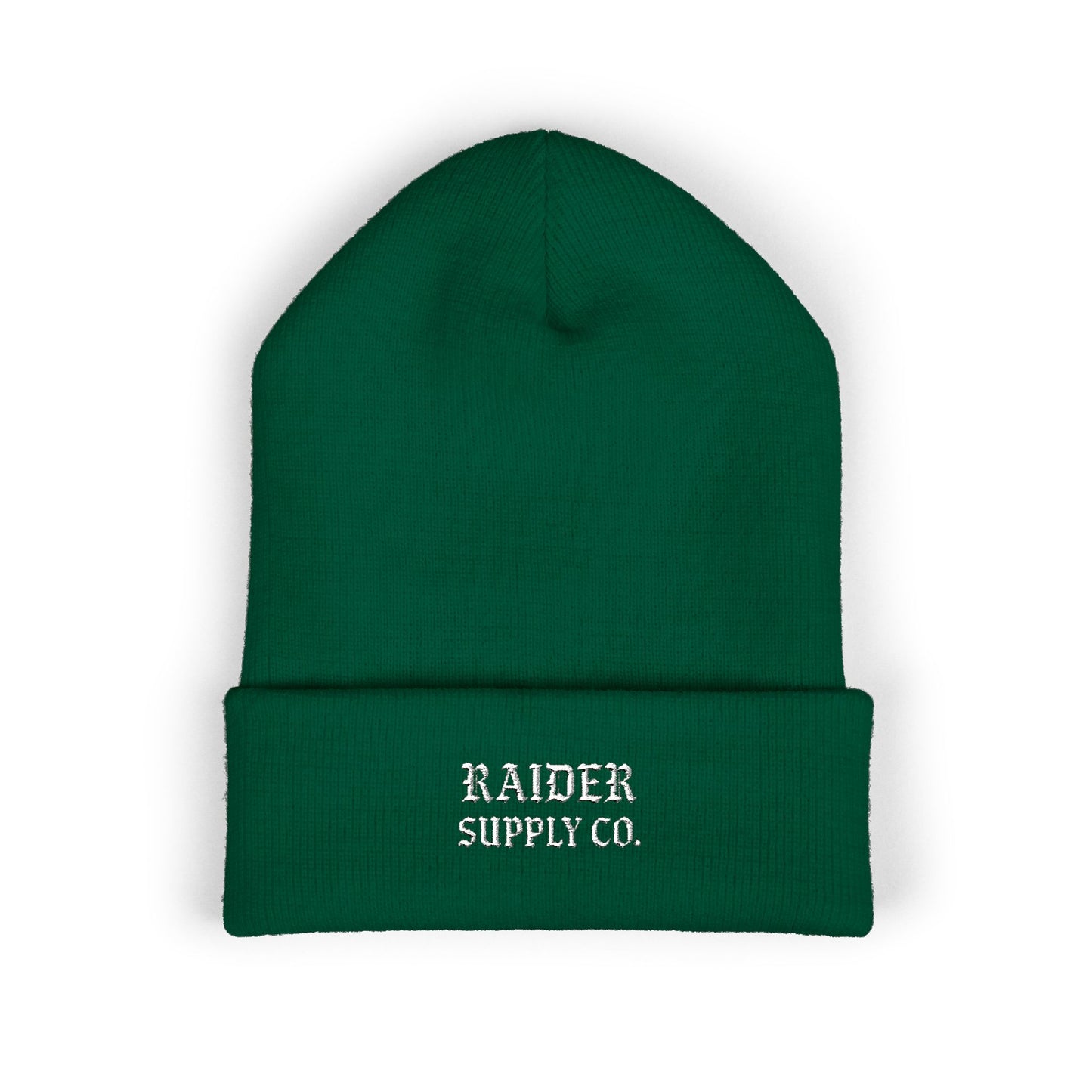 Embroidered Cuff Beanie