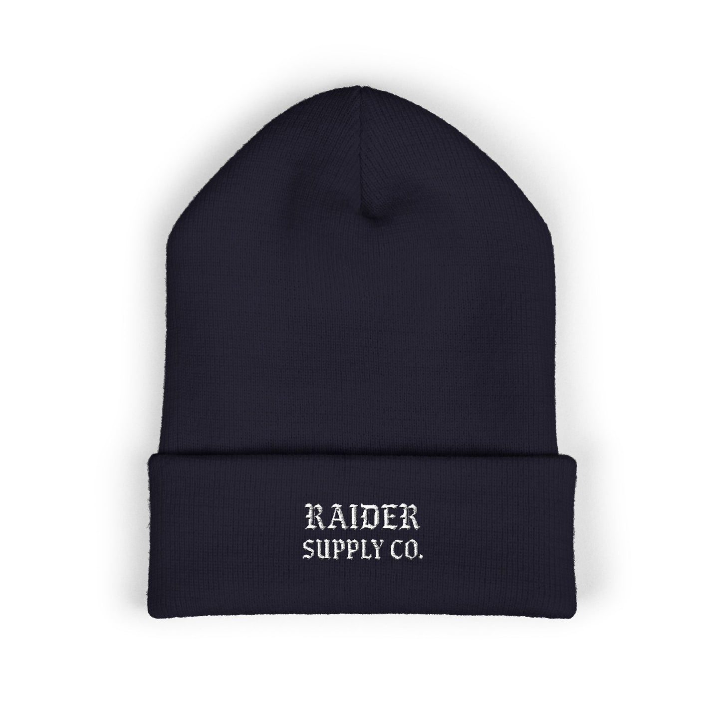 Embroidered Cuff Beanie