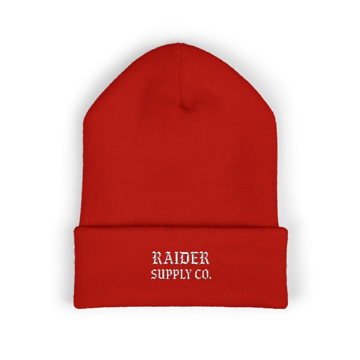 Embroidered Cuff Beanie